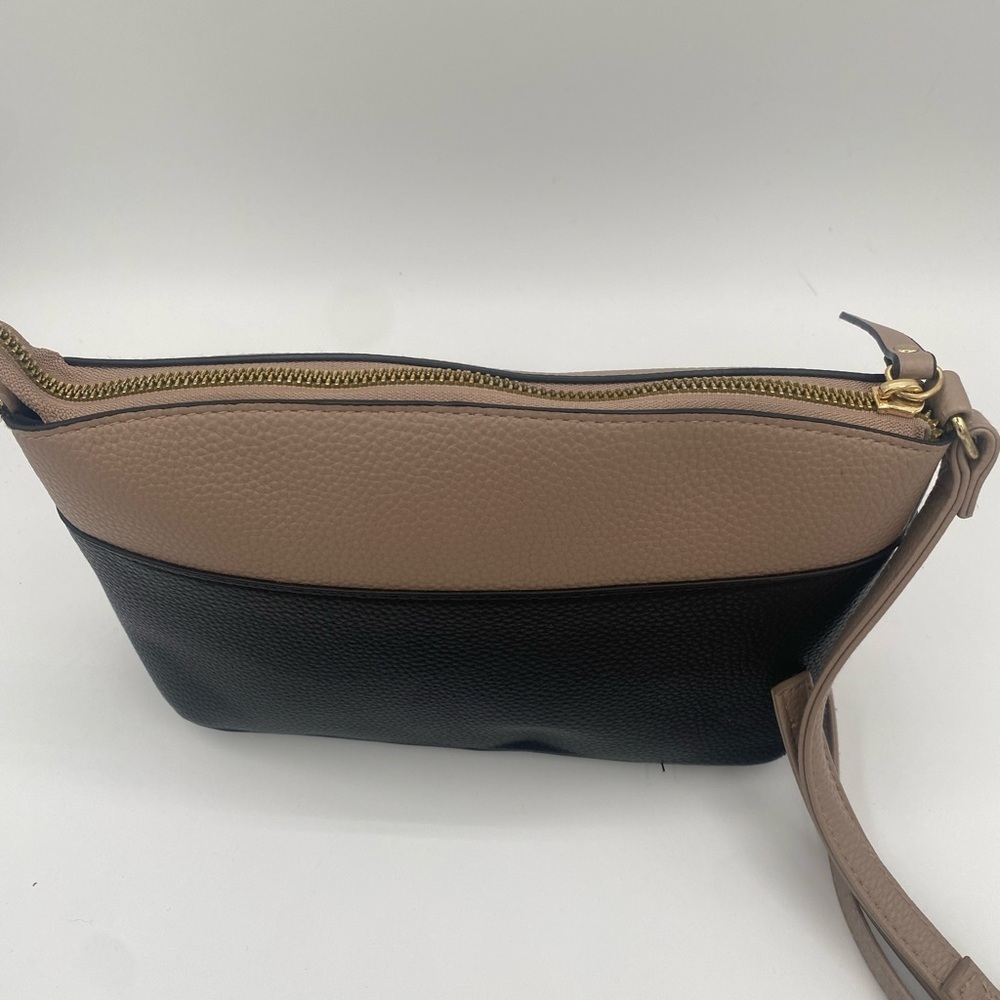 Nanette Lepore Black and Tan Crossbody Bag - Picture 4 of 11